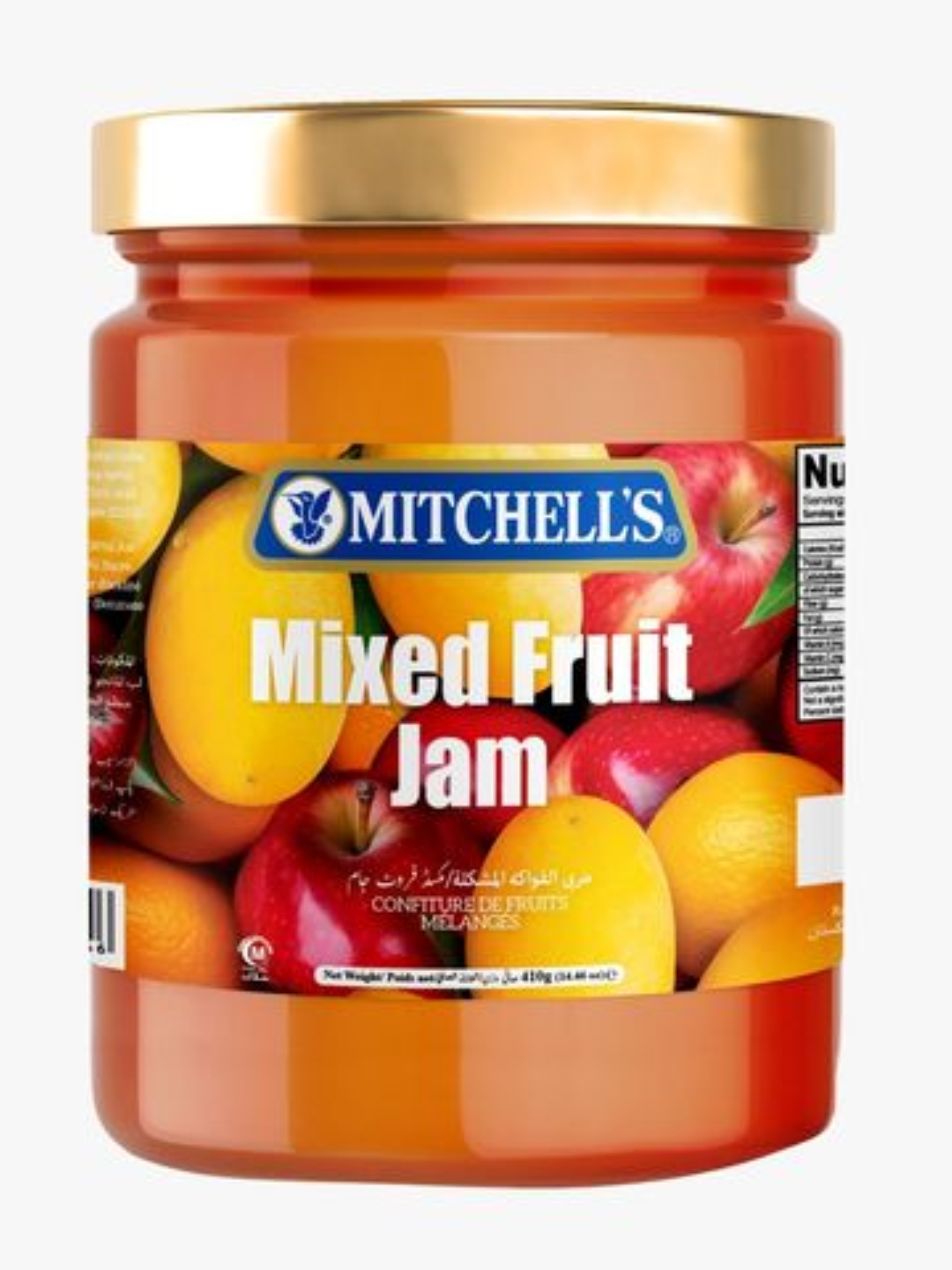 MUA HILLS MIXED FRUIT JAM 400G
